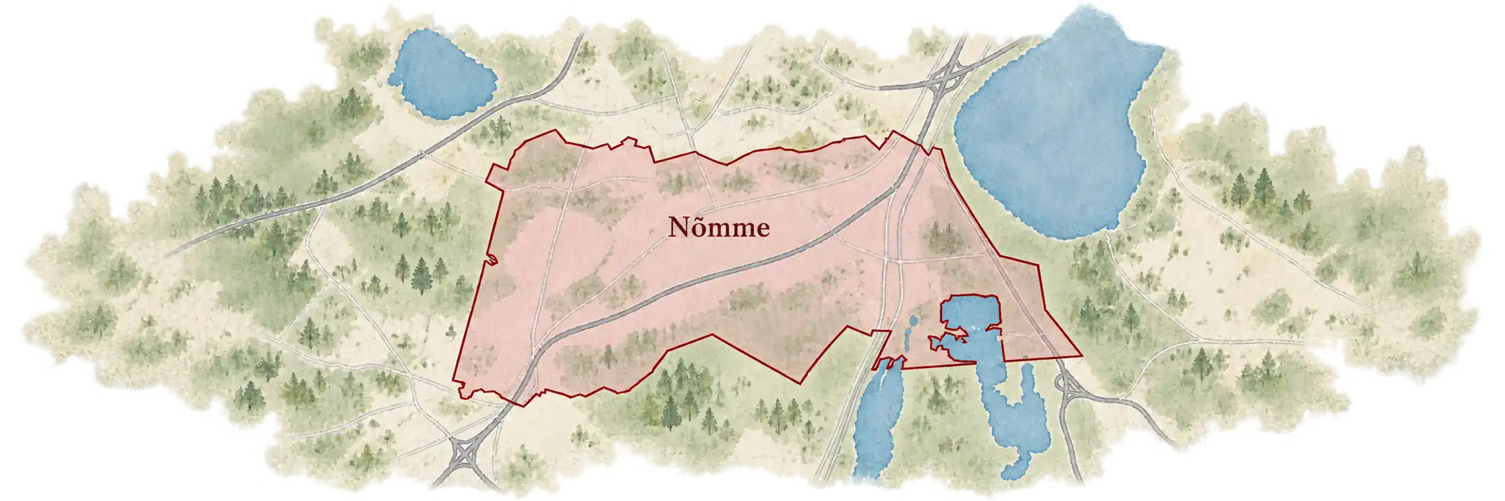 Tallinna Nõmme kartta
